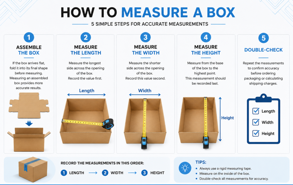 How to Measure a Box for Shipping and Packaging How to Measure a Box for Shipping and Packaging