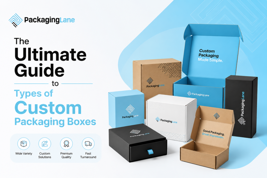 The Complete Guide to Different Types of Custom Packaging Boxes